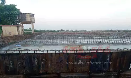 புதிய மீன் தொட்டிகள் கட்டும் பணி தீவிரம்