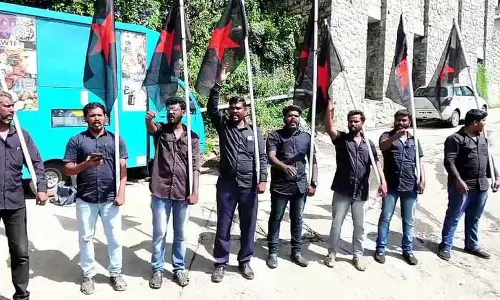 திராவிட விடுதலை கழகத்தினர் ஆர்ப்பாட்டம்