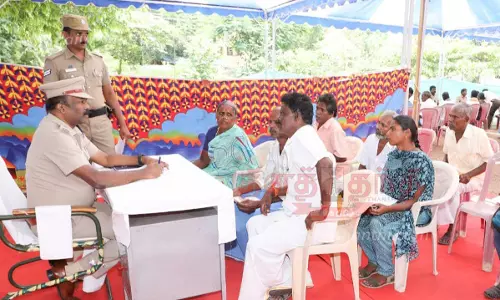 தர்மபுரியில் காவல்துறை சார்பில் பொதுமக்கள் குறைதீர்க்கும் முகாம்: 97 மனுக்கள் மீது உடனடி தீர்வு