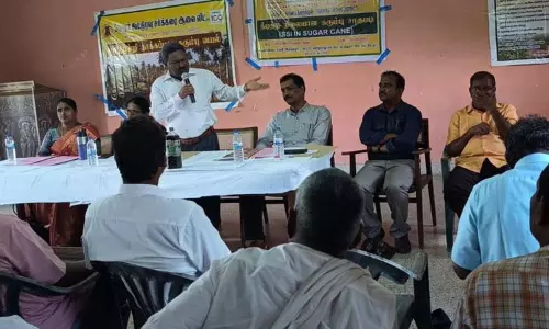 விவசாயிகளுக்கு நீடித்த நிலையான கரும்பு சாகுபடி பயிற்சி விவசாயிகளுக்கு நீடித்த நிலையான கரும்பு சாகுபடி பயிற்சி