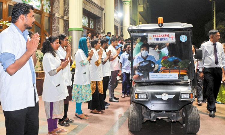 விபத்தால் மூளைச்சாவு: வேலூர் பெண்ணின் உடல் உறுப்புகள் தானம்