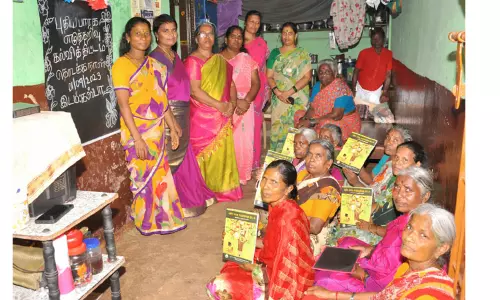 பள்ளி சாரா வயது வந்தோர் கல்வி கற்போர் மையம் தொடக்கம்