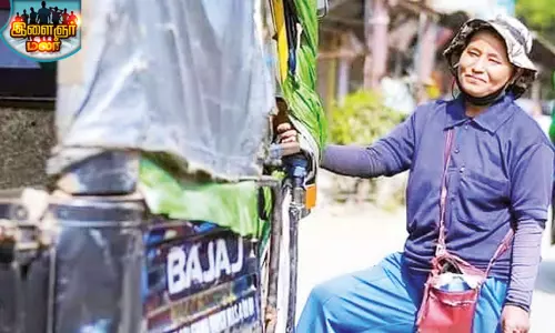 மணிப்பூரின் ஆட்டோ ராணி..! மணிப்பூரின் ஆட்டோ ராணி..!