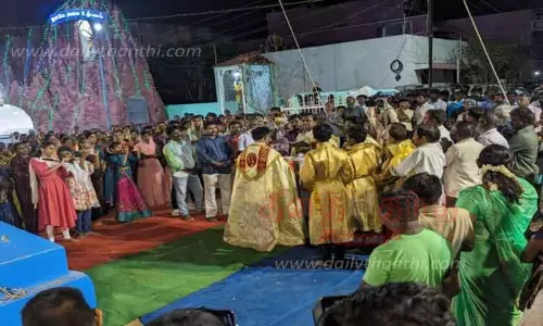 சாத்தான்குளம் புனித மரியாவின் மாசற்ற இருதய ஆலய திருவிழா கொடியேற்றம் சாத்தான்குளம் புனித மரியாவின் மாசற்ற இருதய ஆலய திருவிழா கொடியேற்றம்