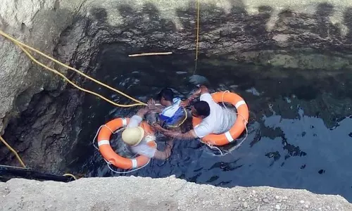 கிணற்றில் தவறி விழுந்து பள்ளி மாணவன் பரிதாப சாவு