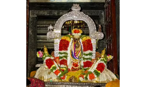 ஸ்ரீரங்கம் ரெங்கநாதர் கோவிலில் நம்பெருமாள் நெல்லளவு கண்டருளினார்