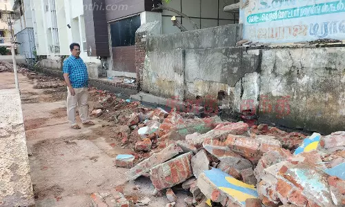 கும்பகோணம் புதிய பஸ் நிலையத்தில் மழை நீர் வடிகால் அமைக்கும் பணி தொடக்கம்