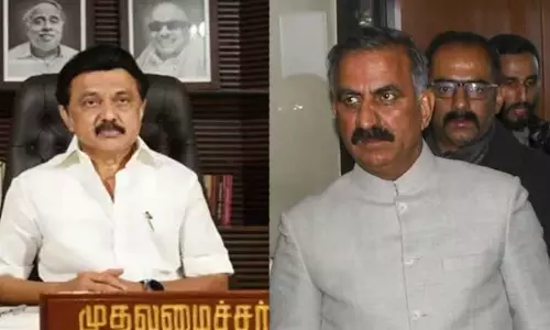 இமாச்சலப் பிரதேசத்திற்கு தமிழ்நாடு அரசு சார்பில் நிதியுதவி: முதல் அமைச்சர் மு.க.ஸ்டாலினுக்கு நன்றி: அம்மாநில முதல்-மந்திரி கடிதம் இமாச்சலப் பிரதேசத்திற்கு தமிழ்நாடு அரசு சார்பில் நிதியுதவி: முதல் அமைச்சர் மு.க.ஸ்டாலினுக்கு நன்றி: அம்மாநில முதல்-மந்திரி கடிதம்