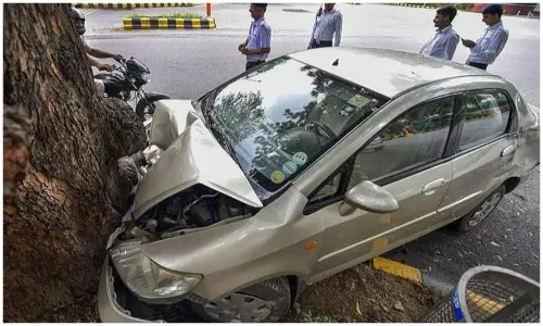 கோவாவில் மரத்தின் மீது கார் மோதி விபத்து; 3 பேர் பலி