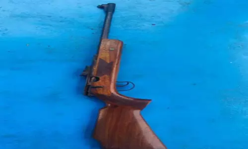 4 துப்பாக்கிகளை பதுக்கி வைத்திருந்தவர் கைது