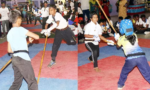 தேசிய அளவிலான சிலம்ப போட்டி