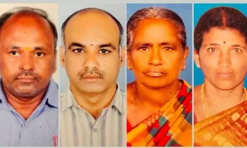 தாய்-மகன் உள்பட 4 பேர் வெட்டி படுகொலை
