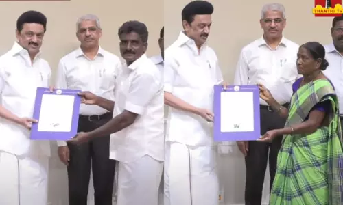 பருவமழை குறைவு காரணமாக பாதிக்கப்பட்ட விவசாயிகளுக்கு நிவாரணம்: முதல்-அமைச்சர் மு.க.ஸ்டாலின் வழங்கினார்