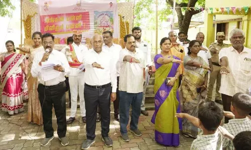 எங்கள் பள்ளி, மிளிரும் பள்ளி திட்டம் கலெக்டர் பழனி தொடங்கி வைத்தார்