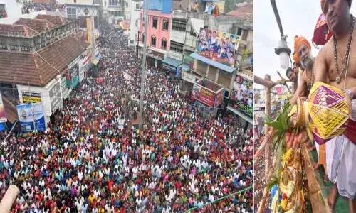 காரைக்குடி கொப்புடைய நாயகி அம்மன் கோவில் கும்பாபிஷேகம் திரளான பக்தர்கள் சாமி தரிசனம்