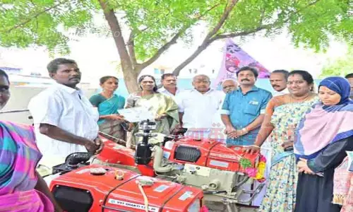 53 விவசாயிகளுக்கு மானிய விலையில் எந்திரங்கள் தமிழரசி எம்.எல்.ஏ. வழங்கினார்