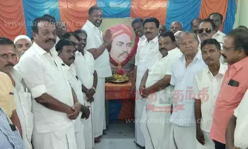 கடையநல்லூரில் வ.உ.சி. பிறந்த நாள்