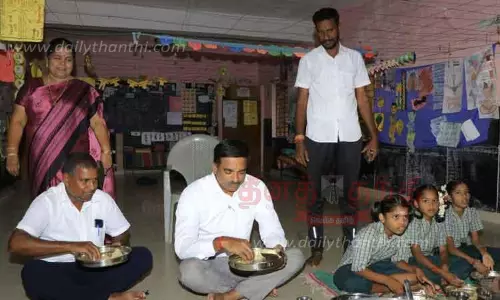 காலை உணவு திட்டத்தை கலெக்டர் ஆய்வு