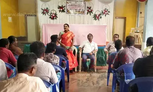 இறைச்சி கடைக்காரர்களுடன் ஆலோசனை கூட்டம்