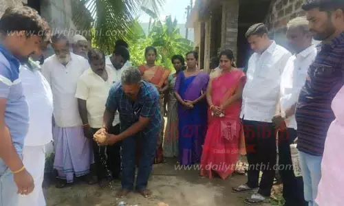 ரூ.9½ லட்சத்தில் புதிய பேவர் பிளாக் சாலை அமைக்கும் பணி