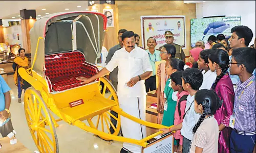 எழும்பூர் அரசு அருங்காட்சியகத்தில் கருணாநிதி நூற்றாண்டு புகைப்பட கண்காட்சி