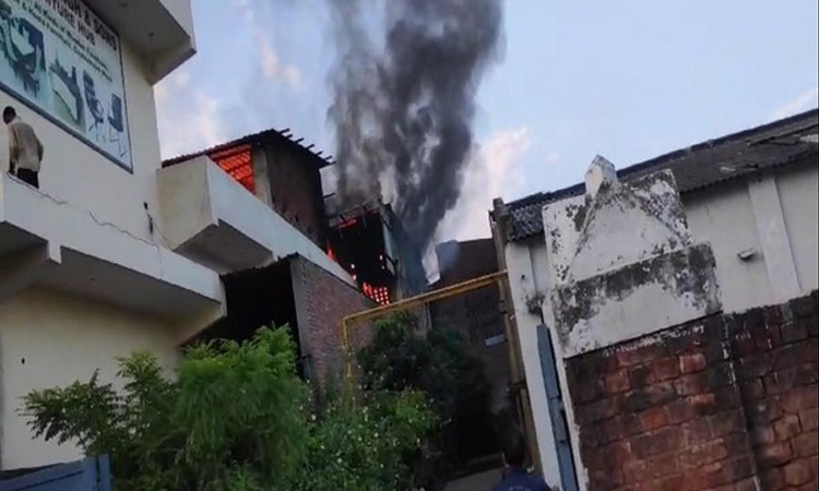 உத்தரபிரதேசம்; தொழிற்சாலையில் பயங்கர தீ விபத்து