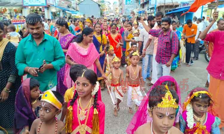 தென்காசியில் கிருஷ்ண ஜெயந்தி விழா