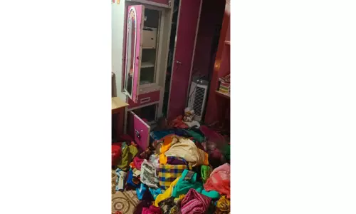 வீட்டின் பூட்டை உடைத்து நகை-பணம் திருட்டு