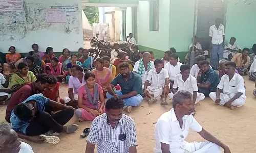 ஆவுடையார்கோவிலில் விவசாயி உடலை வாங்க மறுத்து உறவினர்கள் போராட்டம்