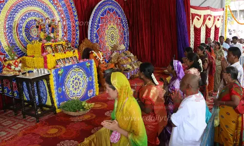 சேலத்தில் இஸ்கான் சார்பில்கிருஷ்ண ஜென்மாஷ்டமி விழா