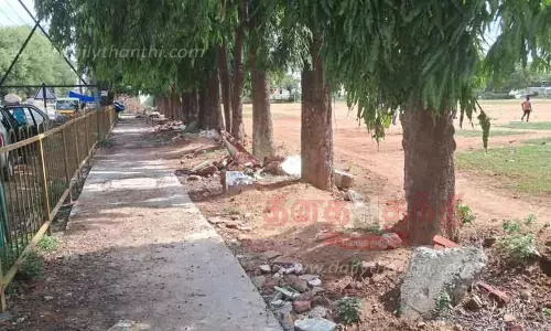 செய்யாறு அரசு ஆண்கள் பள்ளியில் ரூ.24 லட்சத்தில் சுற்றுச்சுவர் கட்டும் பணி தொடக்கம்