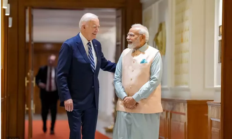 அமெரிக்கா-இந்திய கூட்டாண்மை ஆற்றல் மிக்கது என்பதை... ... ஜி20 உச்சி மாநாடு: பைடனுடனான சந்திப்பு பயனுள்ளதாக இருந்தது- பிரதமர் மோடி அமெரிக்கா-இந்திய கூட்டாண்மை ஆற்றல் மிக்கது என்பதை... ... ஜி20 உச்சி மாநாடு: பைடனுடனான சந்திப்பு பயனுள்ளதாக இருந்தது- பிரதமர் மோடி