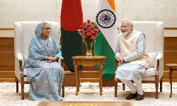 இந்திய பிரதமர் மோடி - வங்காளதேச பிரதமர் ஷேக் ஹசினா சந்திப்பு...! இந்திய பிரதமர் மோடி - வங்காளதேச பிரதமர் ஷேக் ஹசினா சந்திப்பு...!