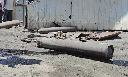 கல்குவாரியில் ஆக்சிஸன் சிலிண்டர் வெடித்து டிரைவர் பலி