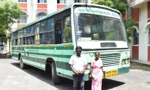 விபத்து வழக்கில் நஷ்டஈடு வழங்காததால் அரசு பஸ் ஜப்தி