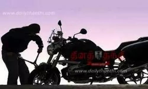 மோட்டார்சைக்கிள் திருட்டில் ஈடுபட்டவர் கைது