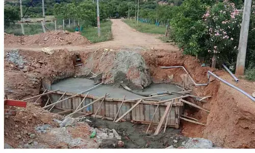 ஆமை வேகத்தில் பாலம் கட்டும் பணி