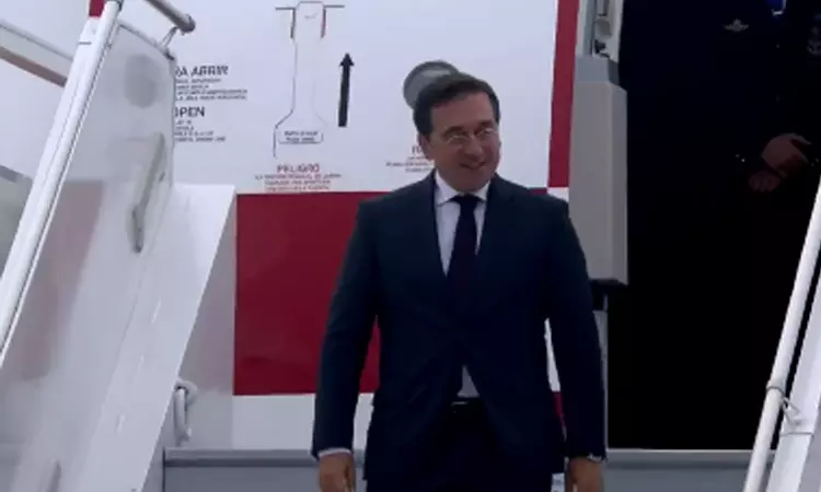 ஸ்பெயின் வெளியுறவுத்துறை மந்திரி டெல்லி வருகை...! ஸ்பெயின் வெளியுறவுத்துறை மந்திரி டெல்லி வருகை...!
