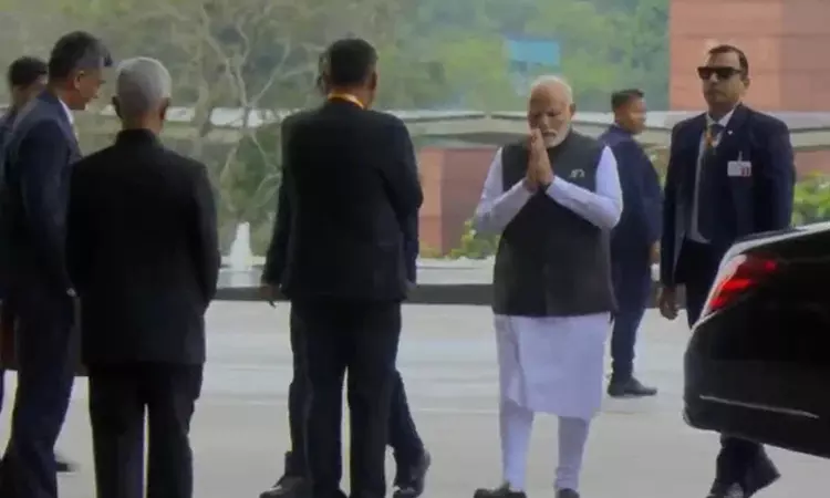 பாரத் மண்டபத்திற்கு பிரதமர் மோடி வருகை...!  ஜி20... ... டெல்லி ஜி20 உச்சி மாநாடு: லைவ் அப்டேட்ஸ்