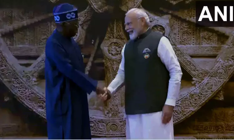 நைஜீரிய அதிபரை வரவேற்றார் பிரதமர் மோடி...!ஜி20... ... டெல்லி ஜி20 உச்சி மாநாடு: லைவ் அப்டேட்ஸ் நைஜீரிய அதிபரை வரவேற்றார் பிரதமர் மோடி...!ஜி20... ... டெல்லி ஜி20 உச்சி மாநாடு: லைவ் அப்டேட்ஸ்