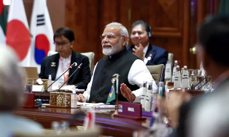 உலகளாவிய பயோ எரிபொருள் கூட்டணி: ஜி20 மாநாட்டில் பிரதமர் மோடி அறிவிப்பு உலகளாவிய பயோ எரிபொருள் கூட்டணி: ஜி20 மாநாட்டில் பிரதமர் மோடி அறிவிப்பு