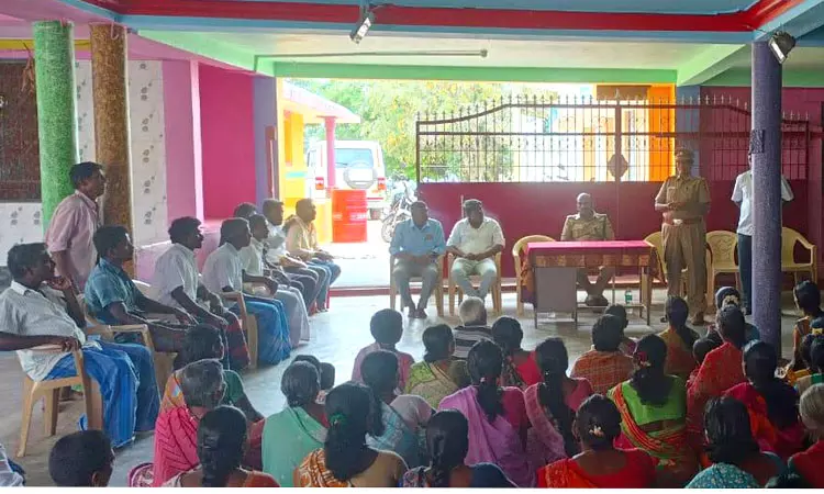 செம்மரம் கடத்தல் குற்றத்தடுப்பு விழிப்புணர்வு கூட்டம்