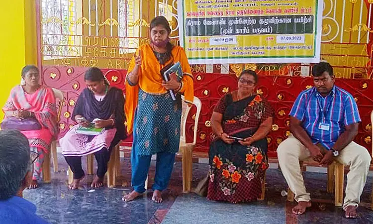 வேளாண் முன்னேற்ற குழுவுக்கான பயிற்சி முகாம் வேளாண் முன்னேற்ற குழுவுக்கான பயிற்சி முகாம்