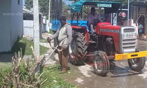 கோலார் கில்பர்ட்ஸ் பகுதியில் முட்புதர்கள் அகற்றம்