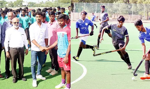 தென்னிந்திய அளவிலான கல்லூரிகளுக்கு இடையே ஆக்கி போட்டி