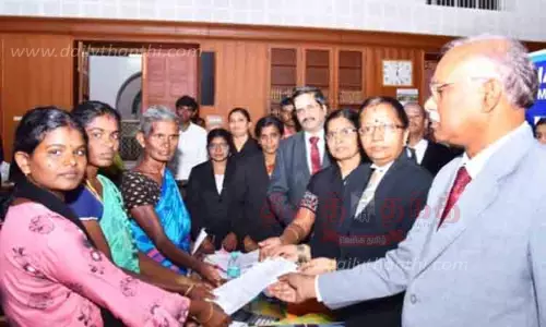 மக்கள் நீதிமன்றம் மூலம் வழக்குகளுக்கு தீர்வு - ரூ.32½ கோடி இழப்பீடு வழங்கப்பட்டது