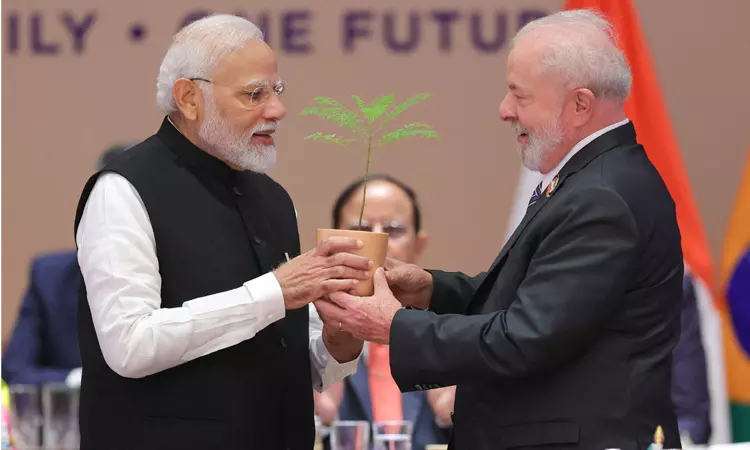 ஜி-20 கூட்டமைப்பின் தலைமை பிரேசிலிடம் ஒப்படைப்பு ஜி-20 கூட்டமைப்பின் தலைமை பிரேசிலிடம் ஒப்படைப்பு