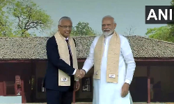 மகாத்மா காந்தி நினைவிடத்திற்கு மொரிஷியஸ் பிரதமர் வருகை