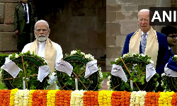 காந்தி நினைவிடத்தில் உலக நாடுகளின் தலைவர்கள் மரியாதை