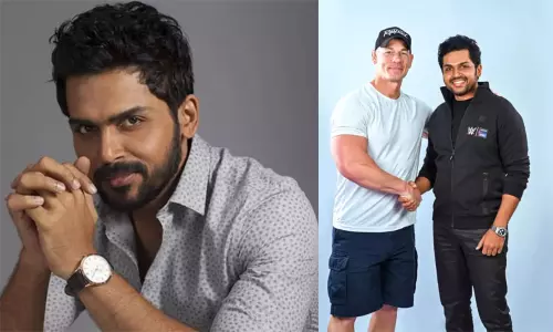 ஜான்சீனாவை நேரில் சந்தித்த நடிகர் கார்த்தி - என்ன காரணம் தெரியுமா? ஜான்சீனாவை நேரில் சந்தித்த நடிகர் கார்த்தி - என்ன காரணம் தெரியுமா?